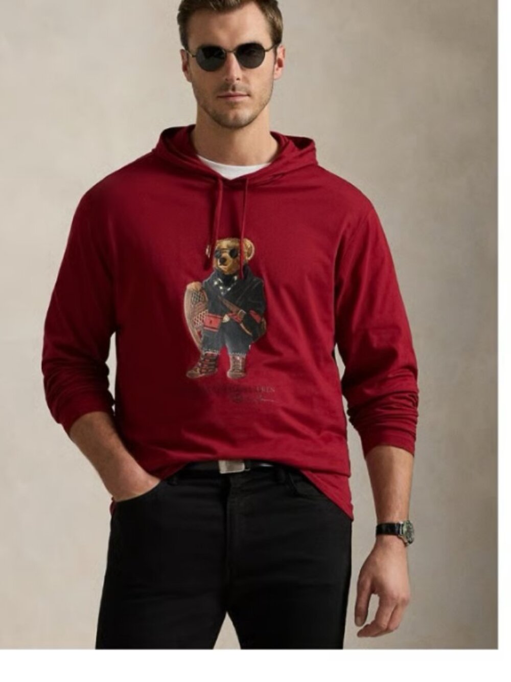 NWT Polo Ralph Lauren Big & Tall Hooded T‑Shirt 2LT 100% Cotton  - B167